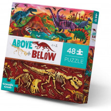 Puzzle 48pcs "Em Cima e Em Baixo" - Dinossauros